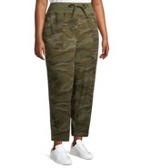 Terra &amp; Sky Women&#39;s Plus Cargo Utility Capri Pants Size 1X (16-18W) Gree... - $40.66 CAD