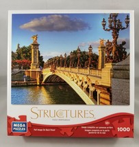 Structures Bridge of Alexandra III Paris Jigsaw Puzzle 1000 Piece Mega - £8.87 GBP