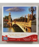 Structures Bridge of Alexandra III Paris Jigsaw Puzzle 1000 Piece Mega - £8.87 GBP