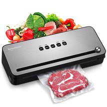 Vacuum Packing Machine For Foods, Vacuum Sealer With Built-In Cutter For... - £39.22 GBP