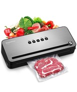 Vacuum Packing Machine For Foods, Vacuum Sealer With Built-In Cutter For... - £39.49 GBP