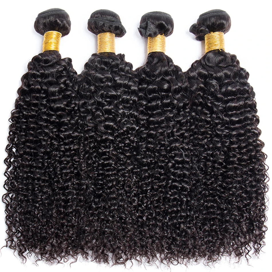 10A Raw Brazilian Hair Bundles Kinky Curly Bundles Human Hair Weave Wholesale - £24.42 GBP+