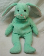 TY Beanie Baby MINT GREEN HIPPITY BUNNY 8&quot; STUFFED ANIMAL Toy 1996 - £11.66 GBP