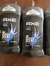 4 AXE PHOENIX CRUSHED MINT &amp; ROSEMARY SCENT MEN&#39;S HIGH DEFINITION DEODOR... - $12.19