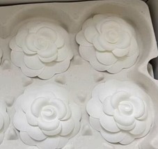 (1) CHANEL Classic 3D White Camellia Flower Brooch Sticker Gift Packaging New - £6.96 GBP