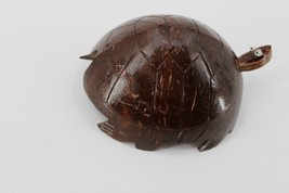 WOODEN COCONUT SHELL TURTLE FLOATING TAIL AND HEAD HAWAIIAN GIFT SOUVENE... - $14.99