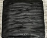 Louis Vuitton Vintage Black Epi Leather Bifold Credit Wallet - $96.74