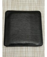 Louis Vuitton Vintage Black Epi Leather Bifold Credit Wallet - £76.07 GBP