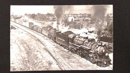 Rr Chesapeake &amp; Ohio Locomotive Steam Engine Railroad Photo Postcard - £5.44 GBP