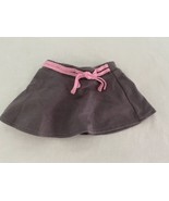 American Girl Doll Circle True Spirit Skirt, Gray with Attached Pink Belt - £4.86 GBP