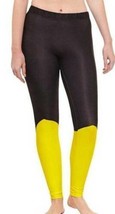 Teen Girls Halloween Leggings Batman Batgirl Black Yellow Elastic Waist-... - £7.89 GBP