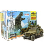 MPC Godzilla Willys MB Jeep 1:25 SCALE 2n1 MODEL KIT sealed 882 65th Ann... - £21.21 GBP