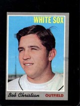 1970 Topps #51 Bob Christian Vg White Sox *X75118 - £0.76 GBP