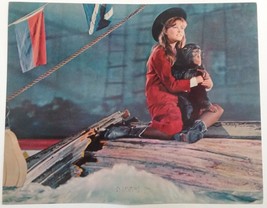 1964 Circus World Claudia Cardinale Monkey Color Publicity Photo Italian Press - £7.85 GBP