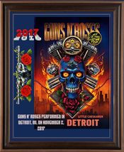 Guns N Roses - Rare Tour  Lithograph / Poster -Detroit  November 2nd 2017 - $668.25