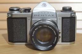 Asahi Pentax S1a 35mm camera with Super Takumar 55mm f2 A lovely example of supe - £187.84 GBP