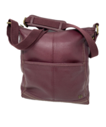 The Sak Lucia Large Slouchy Tote Leather Cabernet - $871.28 MXN