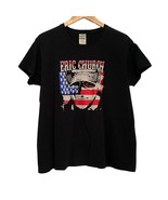 Eric Church Shirt Ladies XL Black Short Sleeves Flag Sunglasses Country ... - $248.56 MXN