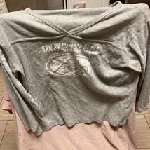 Vintage San Francisco 49ers Womens Long Sleeve Shirt Size XL - $14.85