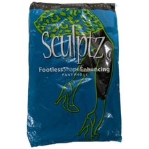 Black Sculptz Footless Shape Enhancing Pantyhose Capreez Womens Medium C... - $381.74 MXN