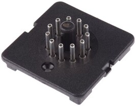 Container Of Plastic Perancea Series Mimram, Black, 43 x 50 X 50 MM - $5.72