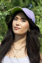 Lavender Garden Eco-Friendly Adjustable Baseball Cap - £30.02 GBP