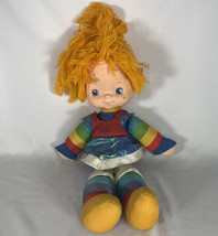 Vintage Hallmark RAINBOW BRITE Doll Soft Plush w/ Dress Mattel 1983 - £18.64 GBP