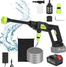 Cordless Pressure Washer - 800Psi Portable Power Washer With 3.0Ah 12000Mah - $55.99