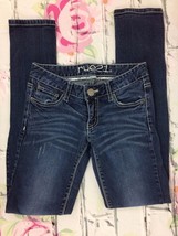 Rue21 Low Rise Skinny Jeans Regular Size 0 LIghtly Distressed Medium Blu... - $11.53