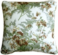 PILLOW DÉCOR Brookside Garden Green 17x17 Throw Pillow - £15.42 GBP