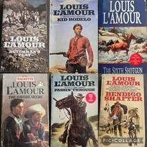 Lot of 6 Louis L&#39;Amour Westerns 1960 - 2005 - £6.76 GBP