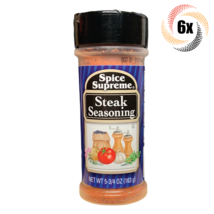 6x Shakers Spice Supreme Steak Food Seasoning | 5.75oz | Fast Shipping - £15.20 GBP