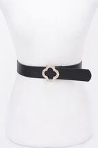  Faux Leather Metal Buckle Plus Belt - $23.55