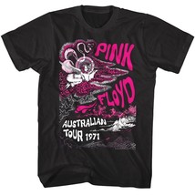 Pink Floyd Australian Tour 1971 Men&#39;s T Shirt Bird Woman Psychedelic - £21.18 GBP+