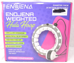 24-Link Weighted Hula Hoop for Weight Loss, 3 lb, Adjustable Size Slim Down Hips - £26.15 GBP