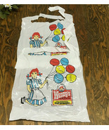 Vintage plastic Wendy&#39;s old fashioned hamburgers bibs movier photo prop  - $34.10 CAD