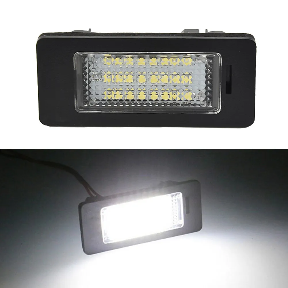 Primary image for - LED License Plate Light for BMW E39 E60 E82 E70 E90 E92 X3/5/6, H7 H1 H3 LED