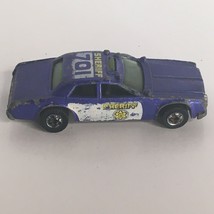 Hot Wheels Sheriff Patrol Police Car Vtg Toy Blue Base Error Sherriff Mi... - £19.65 GBP