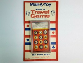 Vintage Mail-A-Toy Travel Game Game NOS Sealed NIP - 1950&#39;s USA Made Toy #301 - £13.44 GBP