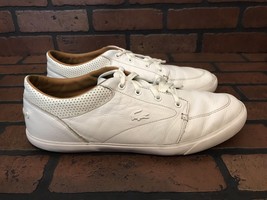 Lacoste Sneakers All White Leather Size 11.5 - £47.80 GBP