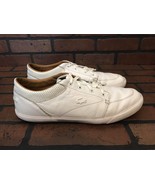 Lacoste Sneakers All White Leather Size 11.5 - £46.97 GBP