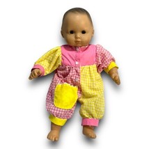 Vintage Pleasant Company Baby Doll American Girl Baby Brown Eyes 15” - £30.62 GBP