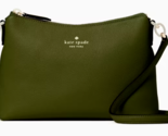 Kate Spade Bailey Crossbody Bag Army Green Leather Purse Military K4651 ... - $94.04