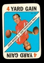 Vintage FOOTBALL Trading Card 1971 Topps Game #49 John Brodie San Francisco 49er - £9.05 GBP