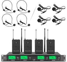 Church Speaking Conference Wedding Party Wireless Microphone System Pro ... - £164.52 GBP