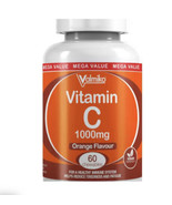 Chewable Vitamin C  1000mv For immunity orange 60 tablets Fatigue, Tired... - $210.76 MXN