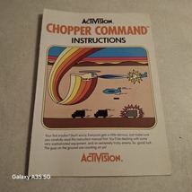 Atari 2600 Chopper Command game manual in excellent condition  - $110.57 MXN