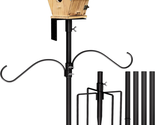 Bird House Pole Kit 80Inch - Universal Metal Bird Feeders Pole Mount Set... - £51.08 GBP