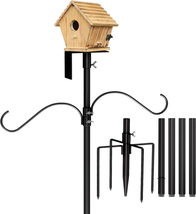 Bird House Pole Kit 80Inch - Universal Metal Bird Feeders Pole Mount Set... - $64.96