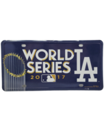 Los Angeles Dodgers 2017 World Series LA Aluminum License Plate Very rar... - £13.23 GBP